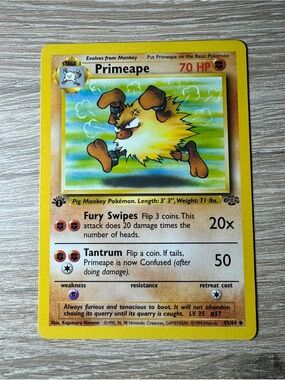 Primeape #43/1st Edition/Pokemon Jungle